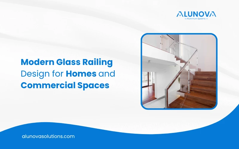 Glass railing design