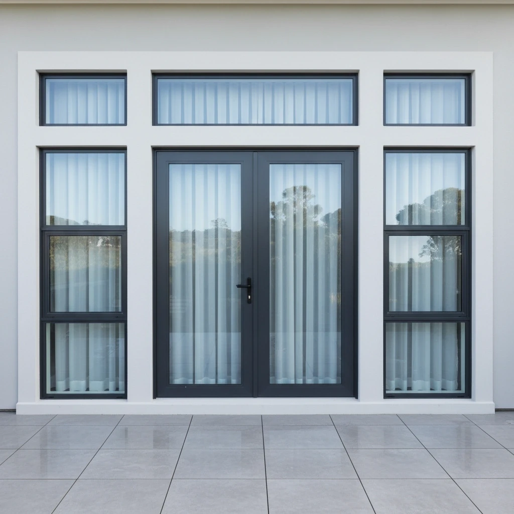 Aluminium door system
